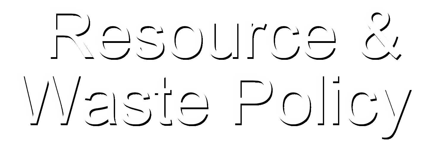 Resource & Waste Policy