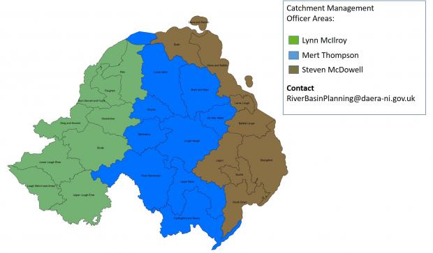 Catchment Officer Areas