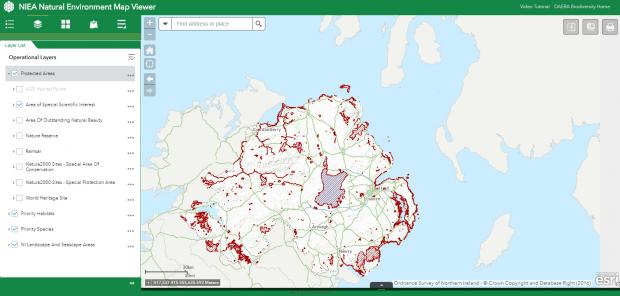 Natural Heritage Map viewer