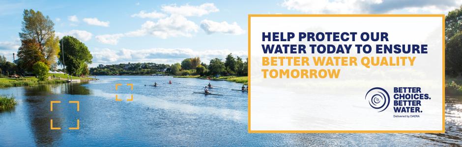 Kayakers on a lake - Help protect our water today to ensure better water quality tomorrow