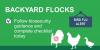 Backyard Flocks - Follow biosecurity guidance and complete checklist today