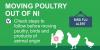 Moving Poultry out of NI - Check steps to follow before moving poultry, birds and products of animal origin