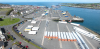 Aerial view of Larne Port